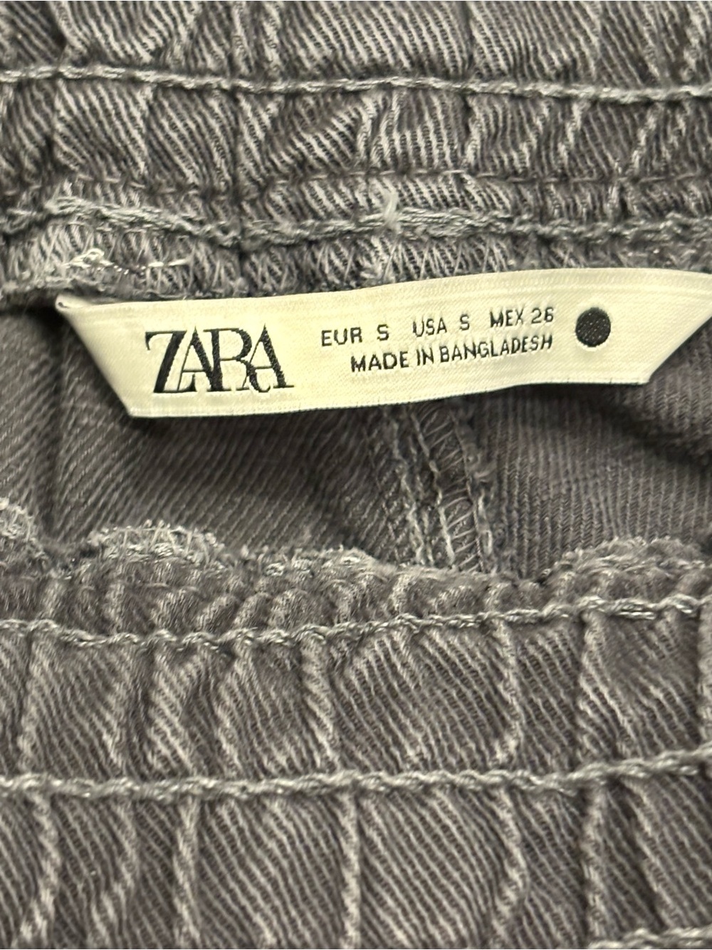 Zara Washed Black Jogger Jeans – Size Small - Picture 3 of 4